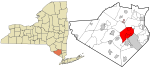 Orange County New York incorporated and unincorporated areas Blooming Grove highlighted